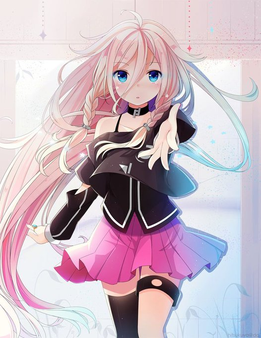 Chibi character floating